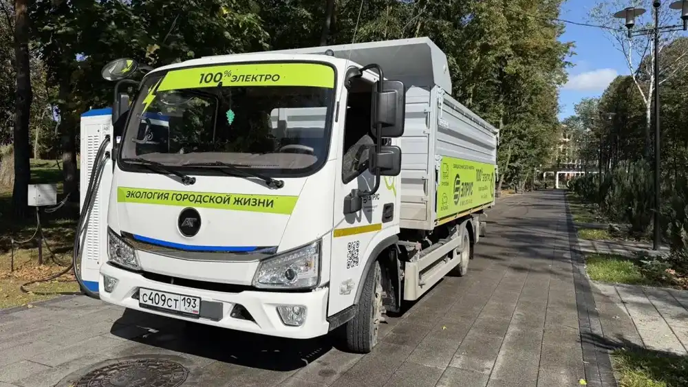 Новость AMBERTRUCK (АВТОТОР представил электрический самосвал и электромобиль АМБЕРАВТО А5 на «ЭлектроСфере» в Кисловодске)